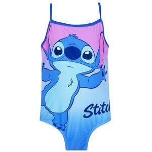 Disney Lilo En Stitch Badpak | Eendelig Meisjes Badpak | Zwemkleding Voor Meisjes | Officiële Stitch Merchandise | Blauw 134