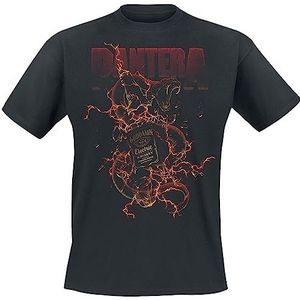 Pantera Whiskey Snake T-shirt zwart 3XL 100% katoen Band merch, Bands