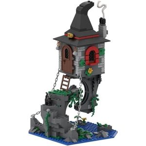 MOC modulaire bouwstenen set 394-delig Mini Witchs Magic Cottage Model Castle Construction Toys Home Decor Compatibel met le/go Architecture