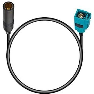 Vecys Fakra Z Vrouwelijk naar DIN Vrouwelijk Adapter Kabel RG174 20CM/7.9IN voor Auto Radio Car Stereo FM AM Head Unit CD Media Player Receiver