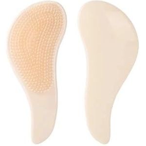 1 STKS Antistatische Massage Haarborstel Douche Massage Haarborstel Kam Salon Haar Styling Tool Magische Handvat Kam(Cream)