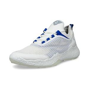 ECCO Men's Biom Hybrid 5 Textile Golf Shoe, White/Virtual, 9-9.5
