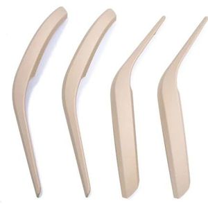 Auto Accessoires Interieur Links Rechts Deurklink Outer Cover Puller Trim Vervanging 4 STUKS Voor B&MW X1 E84 2010-2016(Beige)