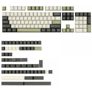 QPSJXN Dubbele kleur spuitgieten 164 Keycap Set voor FL PBT FSA (olijfgroen)