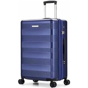 Koffer Slimme weegkoffers Handbagage met grote capaciteit Combinatieslot Koffer Slijtvaste bagage Duurzaam (Color : Blue, Size : 69 * 46 * 30cm)