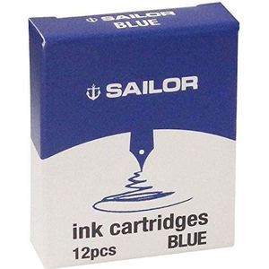 Sailor Blue Ink Cartridges set van 12