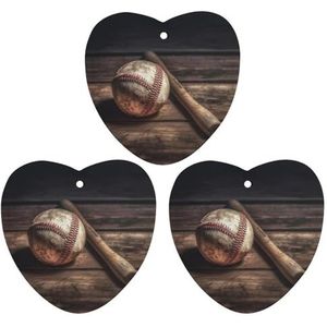 Auto Luchtverfrissers Opknoping Luchtverfrisser Baseball Op Houten Geur Geurkaarten Auto Aromatherapie Tabletten Interieur Spiegel Hanger voor Garderobe Badkamer Liefde vorm Grijs