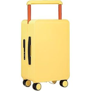 Koffer Koffers met breed handvat Reizen Rolling Bagage Spinner Heren Trolley Tas Koffers Wielen Dames Reistas (Color : G, Size : 24inch)