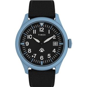 Timex Heren Analoog Quartz Horloge met Plastic Band TW2W34300JR, Zwart