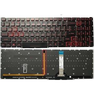 Russisch RU laptoptoetsenbord voor Acer voor Nitro 5 AN515-56 AN515-57 AN515-58 AN515-45 voor Helios 300 PH315-54 N22C1 N20C1(Red backlit)