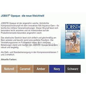 BSN - Jobst Jobst Opaque KKL 2 AG Sokken Normal Lace Textured 5 O Gr.III Zwart