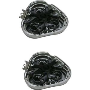 Scheerapparaat voor scheermes voor HQ6900 HQ6990, reservemes, compatibel met HQ6940 HQ6941 HQ6942 HQ6950 HQ6996 HQ6970 Eenvoudige installatie glad scheren (2 stuks)