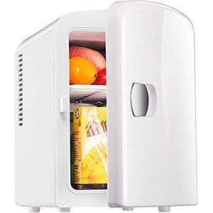 2 in 1 Mini-koelkast, 5 liter met koel- en verwarmingsfunctie, draagbare elektrische vriezer kleine vriezer voor auto, camping, vrachtwagen, kantoor, USB