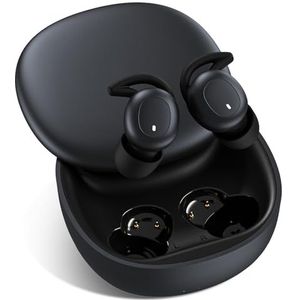 Vitadigo Slaapoordopjes hebben Bluetooth 5.3 en touchscreen-bediening, met fysieke ruisonderdrukking, klein formaat en lichtgewicht zijn speciale oordopjes voor zijslapers - zwart