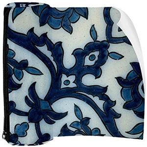 Potlood Case Kobalt Aquarel Tegels Pouch Bag Pen Rits Tas voor Kantoorartikelen Reizen School Student Supplies