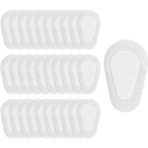 30 stuks steriele oogpleisters voor gevoelige ogen, wegwerppleisters voor niet-geweven wonden, zelfklevend, ideaal voor postoperatieve behandelingen