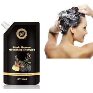 Natuurlijke Zwarte Shampoo - Voedt De Hoofdhuid, Bevordert Dik En Glanzend Haar, Hydrateert En Verzacht Haarverzorging(2PCS)