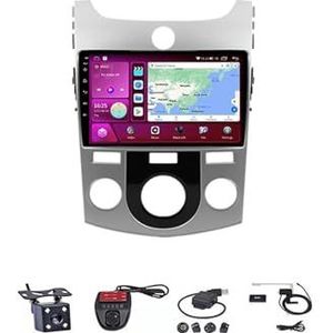 Android Double Din Car Stereo 9 Inch Touchscreen Autoradio Autotoebehoren Multimedia Stuurwielbediening met Navigatie Plug And Play Voor KIA Forte Cerato 2008-2013(M100S WIFI 1G+16G B)