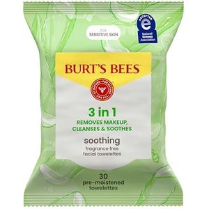 Burt 's Bees Sensitive reinigingsdoekjes met katoenextract