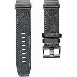 Italië koeienhuid horlogeband, meerkleurige horlogebanden 20 mm 22 mm 26 mm (Color : 128GRM-BLK BLU, Size : 26mm)