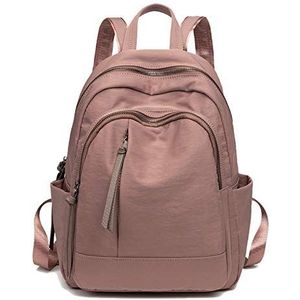 FANDARE Dames Rugzak Casual Backpack Meisje Schooltassen Waterdichte Licht Grote Capaciteit Dagrugzak voor Reizen Winkelen School- Universiteit Roze