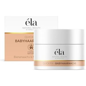 éla Natural Beauty Quick Fix Babyhaarwas, natuurlijke haarwas, ontwikkeld met Pamela-band, met bijenwas en biologische mangoboter, 1 x 20 ml