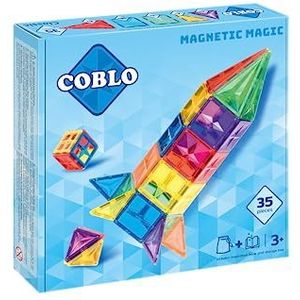 Coblo Classic - Basisset - 35 stuks - Magnetische bouwstenen - Educatief speelgoed