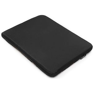 Cowboy zwarte hoed westerse laarzen laptophoes, laptophoes, 15 inch laptoptas, schokbestendige beschermende notebooktas, aktetas met laptophoes