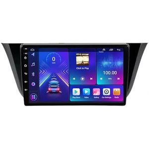 Dubbele DIN Android 14 autoradio voor Iveco Daily 2013-2023 9 Duim QLED Touch screen-met Draadloze Carplay Android Auto GPS navigatie 4G WiFi Stuurwielbediening achteruitrijcamera(P5 4G+WIFI 8Core 8G+