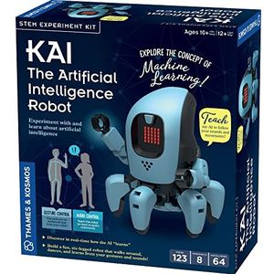 Thames & Kosmos - KAI: The Artificial Intelligence Robot - Spraak- en bewegingsopdrachten - STEM-experimentkit - leuk voor kinderen, vanaf 10 jaar - 620392