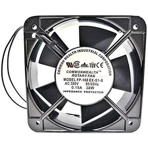 Square axial fan FP-108EX-S1-S 15050 380V 0.25A cabinet cooling fan