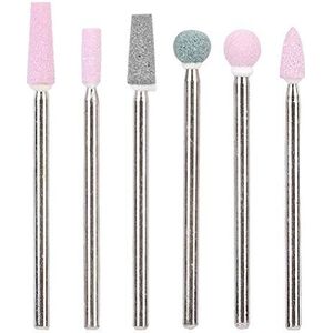 Nail Boor Set, 6 Stks Rvs Nail Boor Heads Manicure Accessoires Nail Art File Bits Gereedschap (#5)
