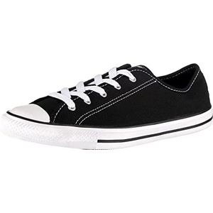 Converse Chuck Taylor All Star Dainty Ox Sneakers voor dames, wit/rood, zwart, 36 EU