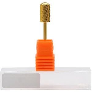 DHRCONPA Cilindrische ronde slijpkop for nagelboor for kunst, geschikt for nagellak en manicure