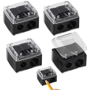 Aililong 4 stuks potlood-slijper puntenslijper voor dikke pennen, draagbare cosmetica, potloodslijper, make-uppuntenslijper, voor lipliner, eyelinerpen, wenkbrauwpotlood, puntenslijper