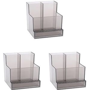 3 Set van Acryl Nail Boor Machine Nagels Boren Houder Stand Display Box Zwart