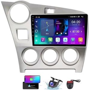 Android 13 Dubbel DIN autoradio voor Toyota Matrix 2 E140 2008-2014-GPS Navi | Gratis achteruitrijcamera| 9 inch Scherm met Carplay Android Auto/FM RDS DAB+/Bluetooth/SWC/DSP Stereo(NF-2)