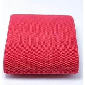 10 cm maïs graan elastische riem rok broek heren riem DIY handgemaakte naaien kledingaccessoires-rood-100mm-1M