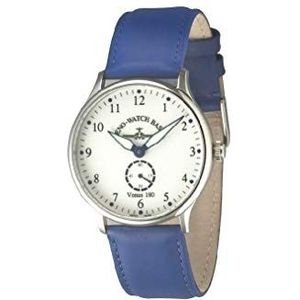 Zeno-Watch dameshorloge - Flatline Venus 180 White+Blue - Limited Edition - 6682-6-i24