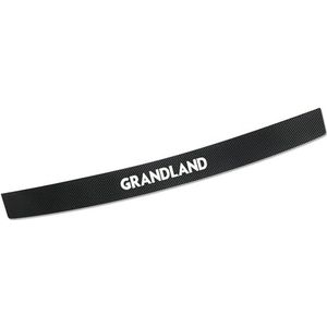 Achterhoede Bumperbeschermer voor Opel Grandland,Bumperbescherming van koolstofvezel,Achterbumperbeschermer voor de Achterste Kofferbakkuip,90cm,Black