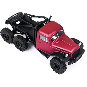 RC Truck, 6x6 off-road afstandsbediening auto 2,4 Ghz 6WD All Terrain waterdichte klimauto 1:18 schaal speelgoedvoertuig voor kinderen kinderen jongen cadeau