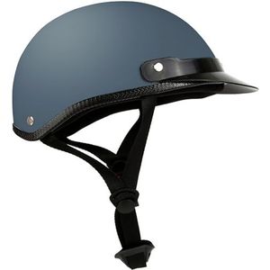 Vintage - Duitse Retro Open Helm - Motorfietshelm - Halve Schaal - DOT/ECE Goedgekeurd - 55-60CM