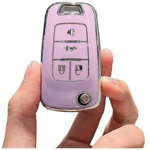 Sleutelbehuizing houder TPU Auto Opvouwbare Sleutel Case Cover Shell Fob Voor Opel Voor Vauxhall Voor Astra Voor Corsa Voor Meriva Voor Insignia Sleutelbehuizing(34Button White)