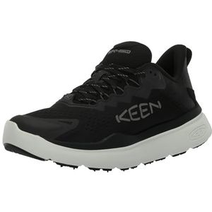 KEEN Dames Wk450, comfortabel, duurzaam, licht, ademende schoenen, Zwart Wit Zwart Star Wit, 37 EU