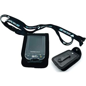 ZENXEAY Diabetic Care Tas voor Freestyle Libre 3, geschikt voor Abbott Freestyle Libre lezer, schoudertas met riemclip en kijkvenster, bediening in de tas incl. omhangkoord