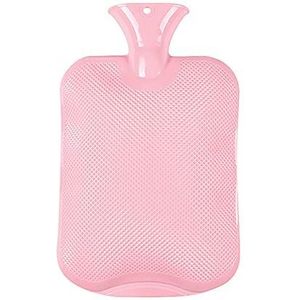 DieffematicRSD Warmwaterkruik Warmwaterkruik Rubber Hoge Dichtheid Winter Handwarmer Draagbare Dikke Warmwaterflessen Pocket Voeten Warmwaterzak (Color : Pink)