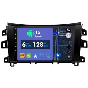 RoverOne Autoradio GPS voor Nissan Navara Frontier NP300 2011-2018 Carplay Android Auto Stereo Hoofdeenheid Bluetooth WiFi Radio Speler Sat Navigatie