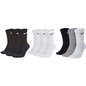 Nike Everyday Cushion Crew Trainingssokken, voor heren, 6 paar, 46-50 EU