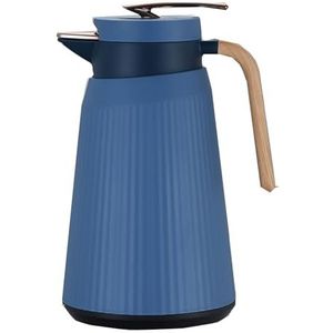 1,6 l/1,8 l thermische koffiekaraf voor melkthee warme chocolademelk, roestvrijstalen koffiekaraffen, dubbelwandige vacuüm geïsoleerde theepot drankserverdispenser voor het houden van warm/koude