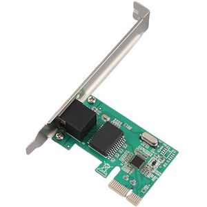 Netwerkkaart voor Realtek RTL8111E, 10/100/1000Mbps PCI-E Gigabit Ethernet-netwerkkaartadapter, ondersteuning voor Plug en Play, voor 98SE/Windows ME.